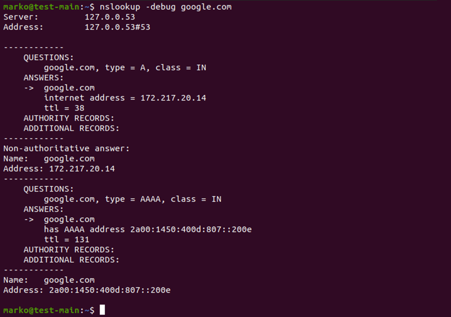 View Debugging Information